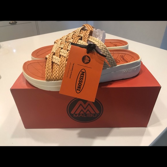 Missoni Malibu vegan huaracha slide sandals women's 8 - Picture 5 of 6